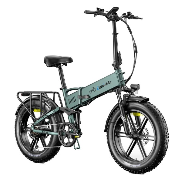 Eletronbike OG20 Zložljivo Električno Kolo - Zelena